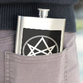 Falln Unicursal Hexagram White Flachmann (Beispiel)
