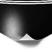 Falln Unicursal Hexagram White Fotodruck (Ecke)