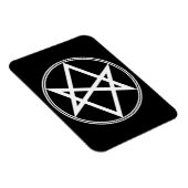 Falln Unicursal Hexagram White Magnet (Rechte Seite)
