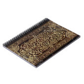 Falln vergoldete ledernes Band-Buch Notizblock (Linke Seite)