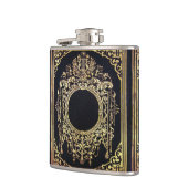 Falln Verzierter Goldrahmen (perfekt für ein Monog Flachmann (Links)