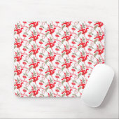 Falln Vintag frohe Weihnachtskerzen Mousepad (Mit Mouse)