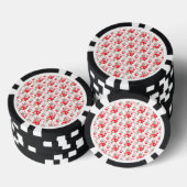 Falln Vintag frohe Weihnachtskerzen Pokerchips (Stapel)