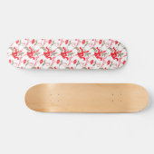 Falln Vintag frohe Weihnachtskerzen Skateboard (Horizontal)