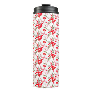 Falln Vintag frohe Weihnachtskerzen Thermosbecher