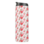 Falln Vintag frohe Weihnachtskerzen Thermosbecher (Nach rechts gedreht)