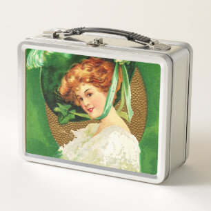Falln Wearing of the Green Metall Lunch Box
