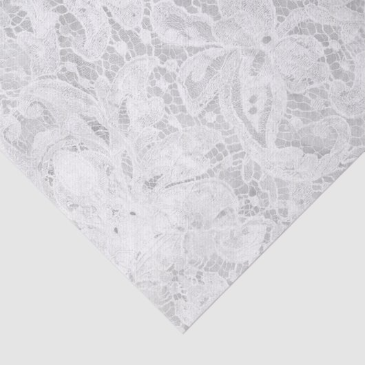 Falln Weiß-Spitze Seidenpapier (Ausschnitt)