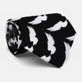 Falln weiße Engels-Flügel Krawatte (Gerollt)