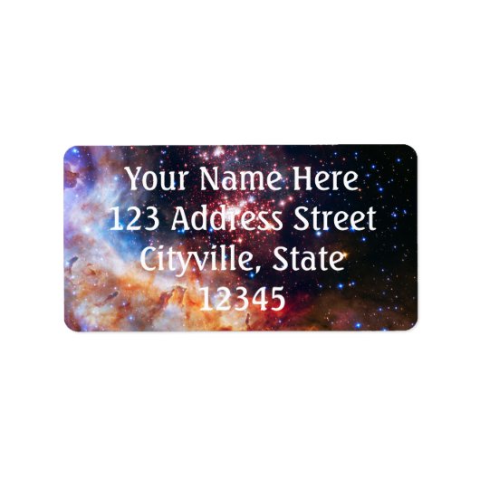 Falln Westerlund Star Field Adressaufkleber (Vorne)