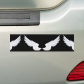 Falln White Angel Wings Autoaufkleber (Auf Auto)