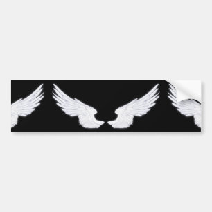 Falln White Angel Wings Autoaufkleber