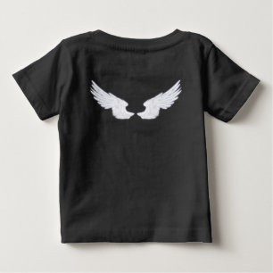Falln White Angel Wings Baby T-shirt