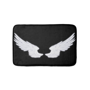 Falln White Angel Wings Badematte