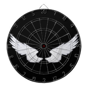 Falln White Angel Wings Dartscheibe