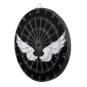 Falln White Angel Wings Dartscheibe (Vorderseite rechts)