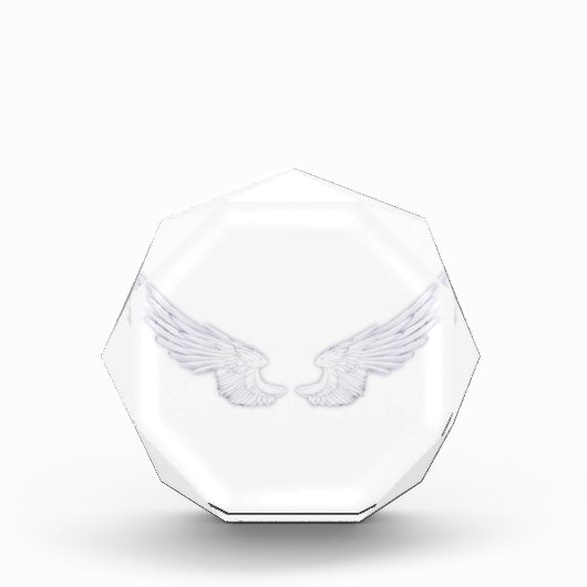 Falln White Angel Wings Fotoblock (Vorderseite)
