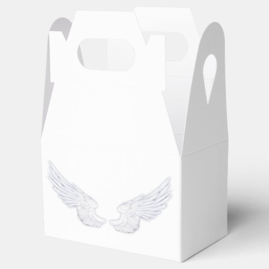 Falln White Angel Wings Geschenkschachtel (Geöffnet)