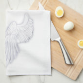 Falln White Angel Wings Handtuch (Viertel Falte)