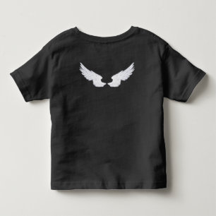 Falln White Angel Wings Kleinkind T-shirt