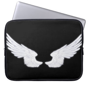 Falln White Angel Wings Laptopschutzhülle