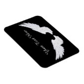 Falln White Angel Wings Magnet (Rechte Seite)