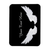 Falln White Angel Wings Magnet (Vertikal)