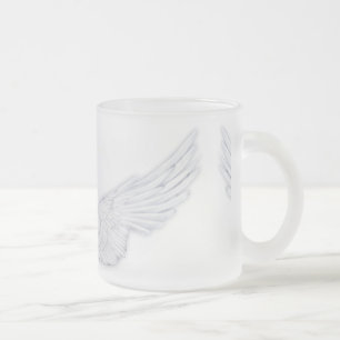 Falln White Angel Wings Mattglastasse