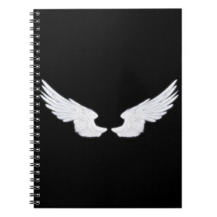 Falln White Angel Wings Notizblock