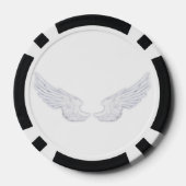 Falln White Angel Wings Pokerchips (Rückseite)