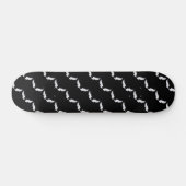 Falln White Angel Wings Skateboard (Horizontal)
