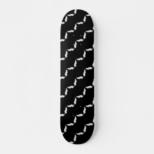 Falln White Angel Wings Skateboard (Vorne)