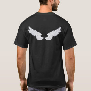 Falln White Angel Wings T-Shirt