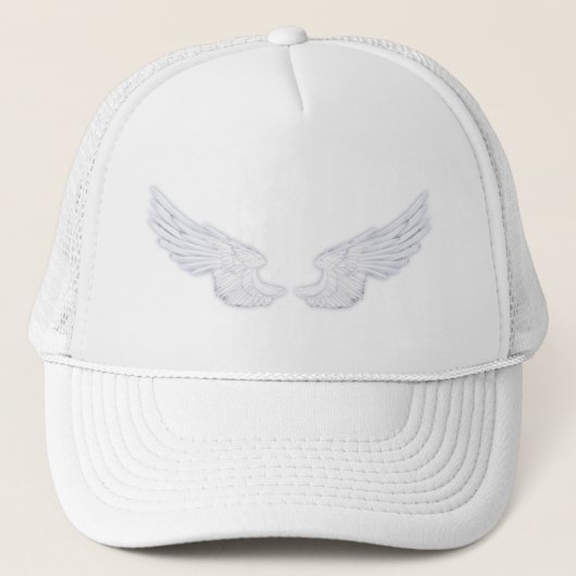 Falln White Angel Wings Truckerkappe (Vorderseite)