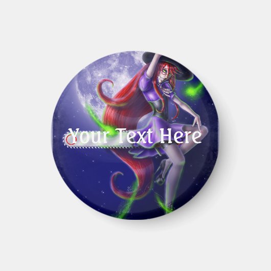 Falln Witchy PinUp Magnet (Vorne)