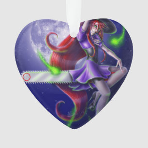 Falln Witchy PinUp Ornament