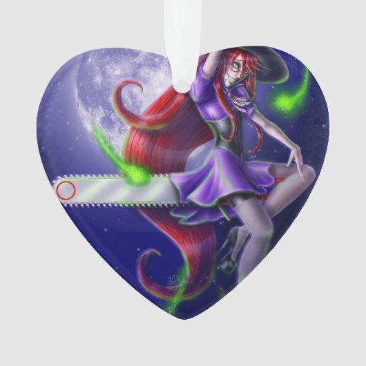 Falln Witchy PinUp Ornament (Vorderseite)