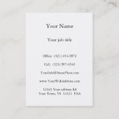 Fallnachtfilmkunst-Spaßmalerei für Filmliebhaber Visitenkarte (Rückseite)