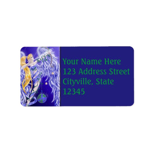 Fallon Earth Angel Adressaufkleber (Vorne)