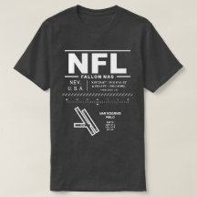 Fallon NAS Naval Air Station NFL T - Shirt