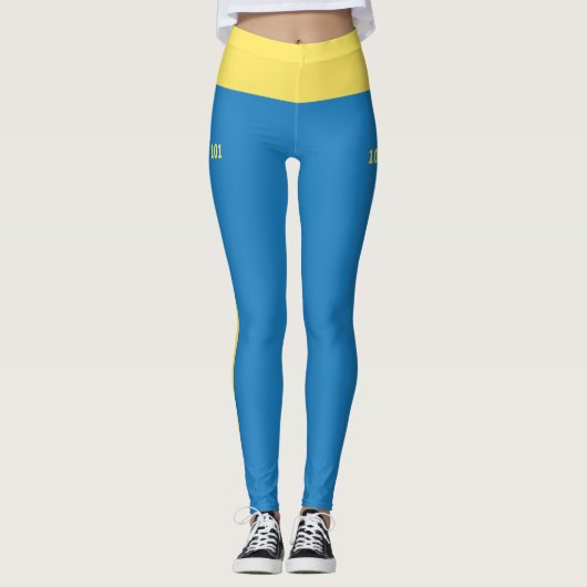 Fallout-Gewölbe 101 Leggings (Vorderseite)