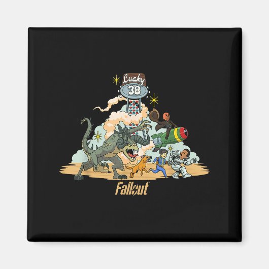 Fallout - New Vegas Magnet (Vorne)