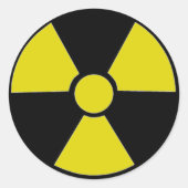 Fallout Runder Aufkleber (Vorderseite)