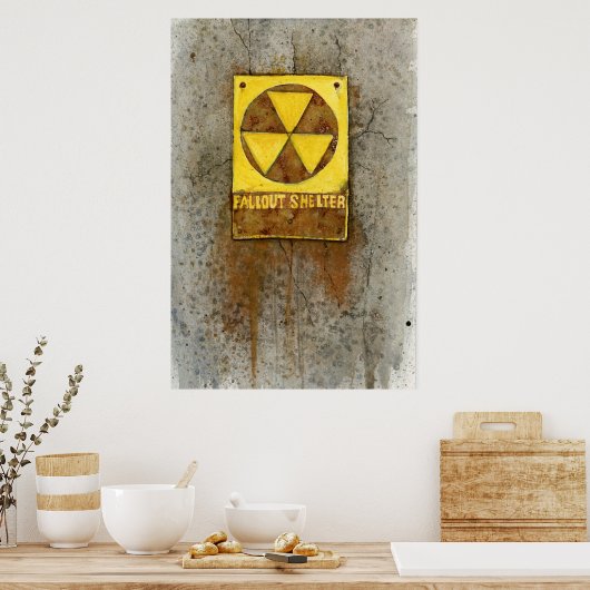 FALLOUT SHELTER #1 Archivdruck Poster (Küche)