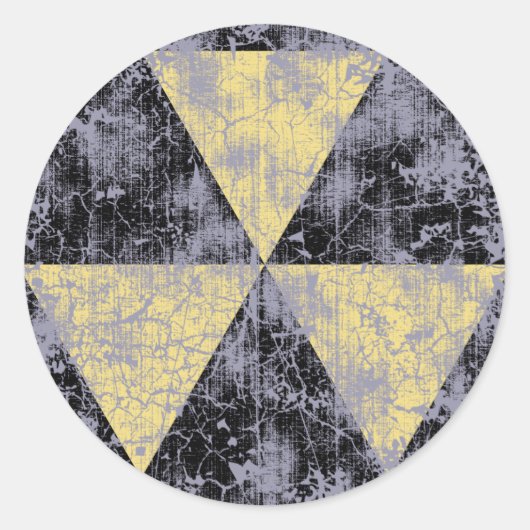 Fallout Shelter-cl-dist Runder Aufkleber (Vorderseite)