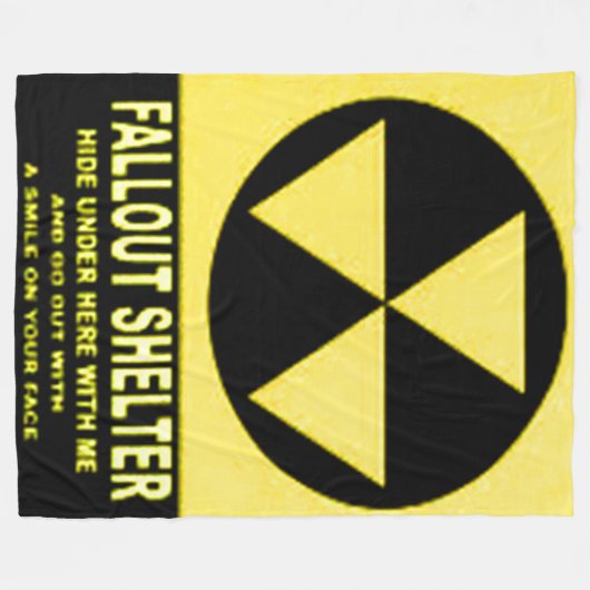 FALLOUT SHELTER FLEECEDECKE (Vorderseite (Horizontal))