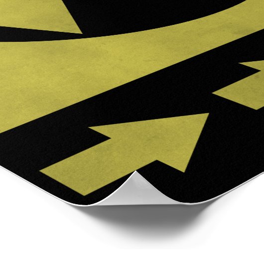 Fallout Shelter Sign Poster (Ecke)