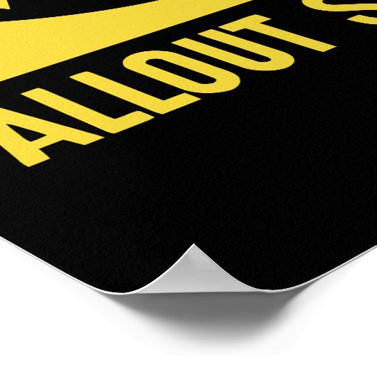 Fallout Shelter Sign Poster (Ecke)