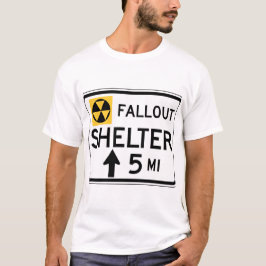 Fallout Shelter Sign T-Shirt