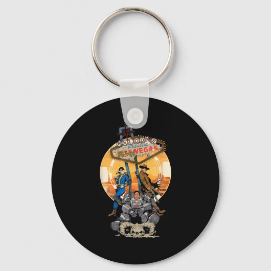 Fallout - Welcome To Fabulous New Vegas Schlüsselanhänger (Vorderseite)